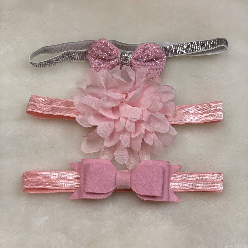 Baby elastic headband set